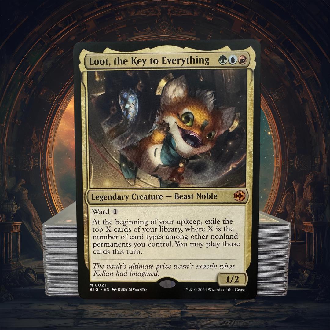 MTG Commander Deck EDH Deck Loot, the Key to Everything 100 Magic Cards  Custom Deck Temur - Etsy