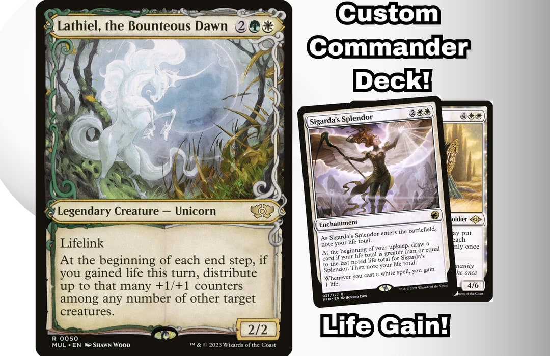 MTG Commander Deck EDH Deck Lathiel, the Bounteous Dawn 100 Magic Cards