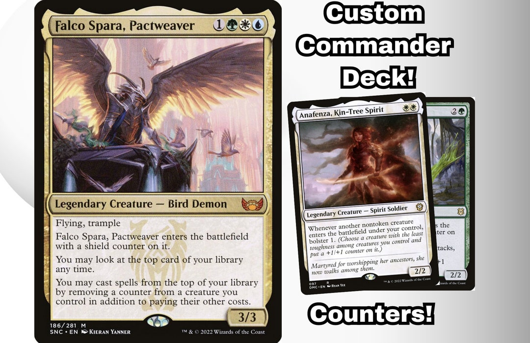 MTG Commander Deck EDH Deck Falco Spara, Pactweaver 100 Magic Cards