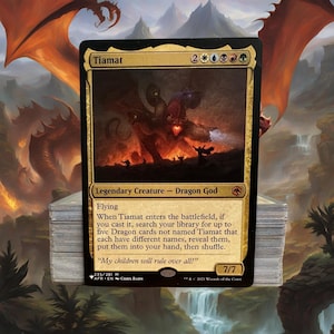 mtg tiamat commander deck Dragons - Tiamat main image 0
