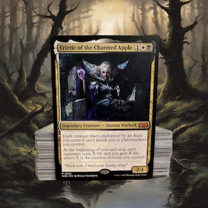 MTG Commander Deck EDH Deck Eriette of the Charmed Apple 100 Magic Cards Custom Deck Auras Enchantments Orzhov Wilds of Eldraine