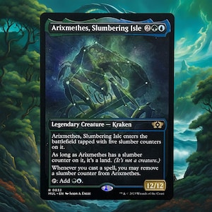 MTG Commander Deck EDH Deck Aesi, Tyrant of Gyre Strait 100 Magic Cards Custom Deck Lands Landfall Simic image 2