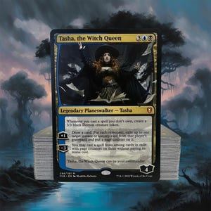 MTG Commander Deck EDH Deck Tasha, the Witch Queen 100 Magic Cards Custom Deck Dimir Planeswalker