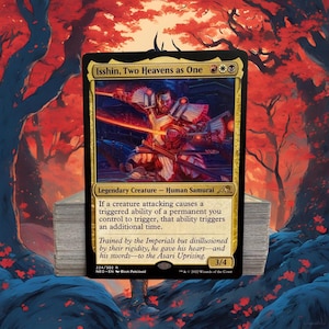 MTG Commander Deck EDH Deck Isshin, Two Heavens as One 100 Magic Cards Custom Deck Powerful Combat Attack