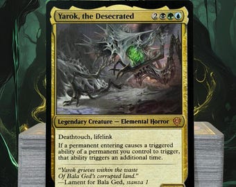 mtg yarok commander deck Amazon.com: Ultra PRO - Commander Series #5 - Three Color Wedge - Yarok  Stitched Playmat for Magic: The Gathering