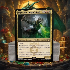 MTG Commander Deck EDH Deck Ognis, the Dragon's Lash 100 Magic Cards Custom Deck Haste Deck