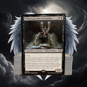 MTG Commander EDH Deck Shilgengar, Sire of Famine 100 Magic Cards Custom Angels Demon Modern Horizons 3