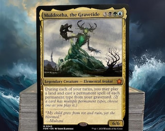 MTG Commander Deck EDH Deck Muldrotha, the Gravetide 100 Magic Cards Custom  Deck Graveyard Sultai