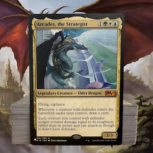 MTG Commander Deck EDH Deck Arcades, the Strategist 100 Magic Cards Custom Deck Defenders Walls