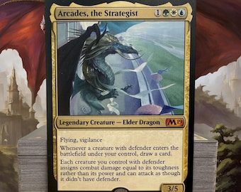 Custom Defender Wall Tribal Commander EDH Deck - Arcades, the Strategist -  MTG Magic - Etsy