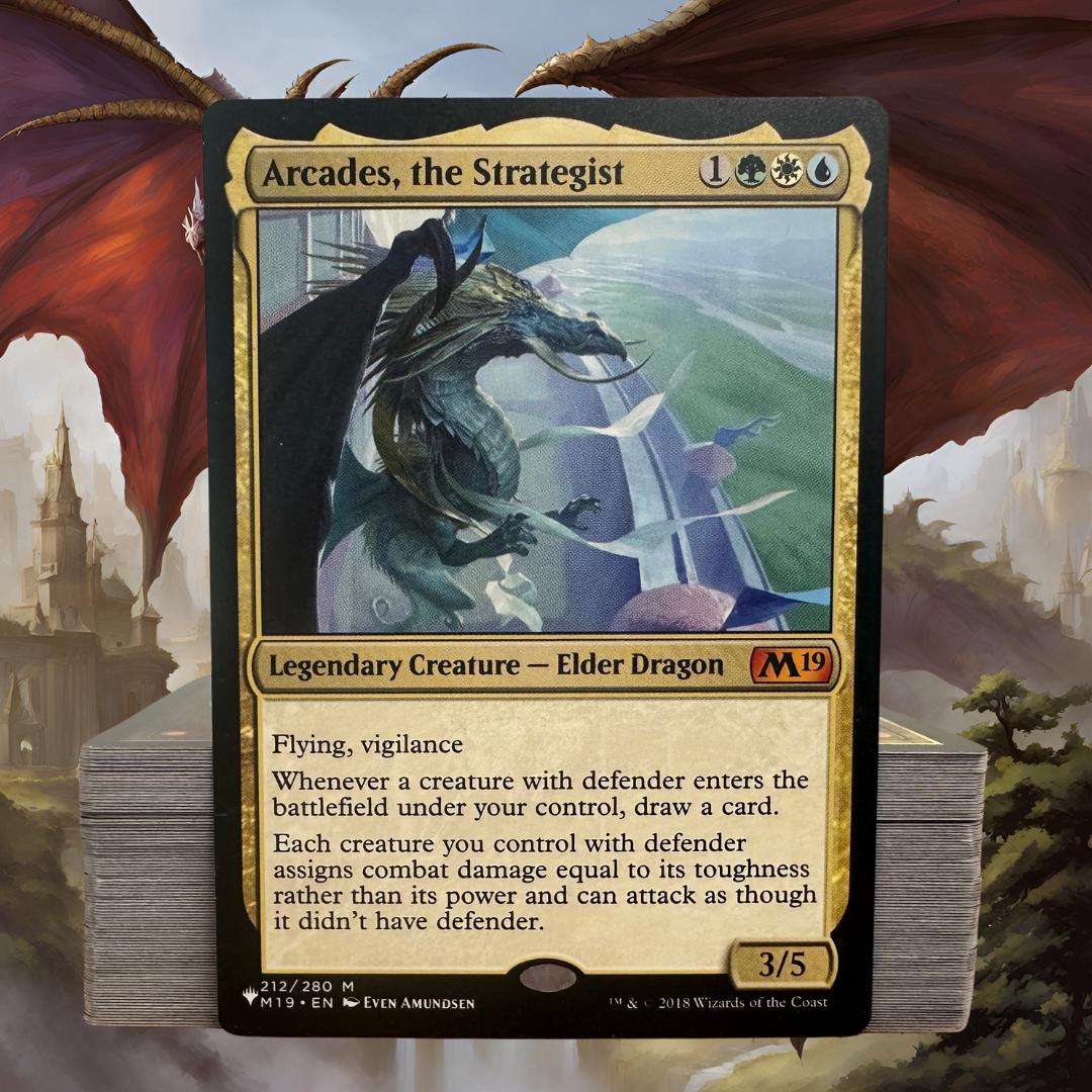 mtg arcades the strategist commander deck Arcades, the Strategist WALLS TOUGHNESS Matters Magic Mtg Custom Comma –  CommanderComplete