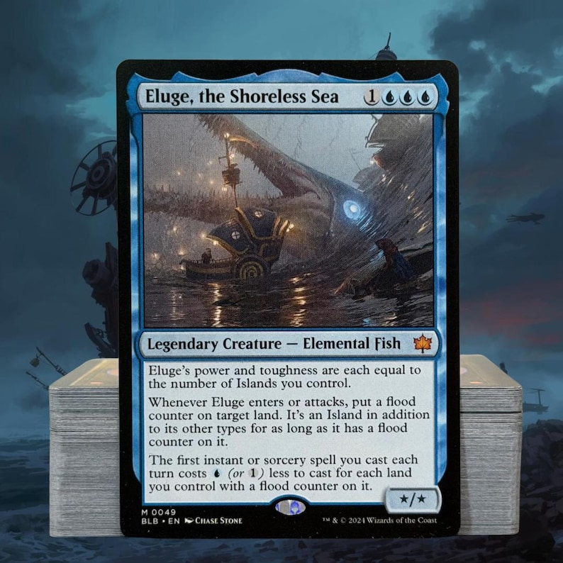 Shoreless Seas MTG Commander EDH Deck Eluge, the Shoreless Sea 100 Magic Cards Custom ...
