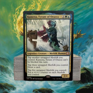 MTG Commander Deck EDH Deck Kumena, Tyrant of Orazca 100 Magic Cards Custom Deck Merfolk Simic