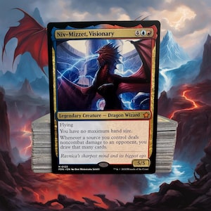 MTG Commander Deck EDH Deck Niv-Mizzet, Visionary 100 Magic Cards Custom Deck Izzet Burn Foundations