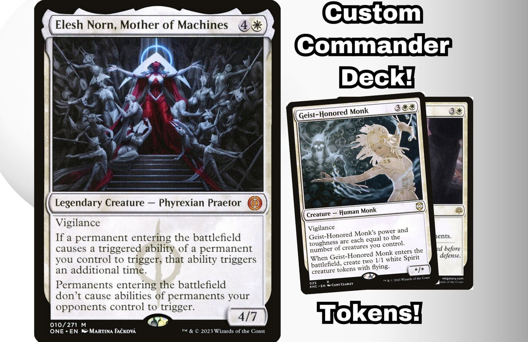 MTG Commander Deck EDH Deck Elesh Norn, Mother of Machines 100 Magic
