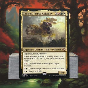 mtg eternal masters card prices Full Dinosaur Naya Commander-deck. Over 4000 dollar high power Gishath –  Landfall Proxies main image 0