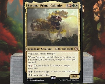 Dinosaur Tribal Custom Commander Deck, Zacama, Primal Calamity. 100 Card Deck  Commander EDH MTG Magic the Gathering - Etsy