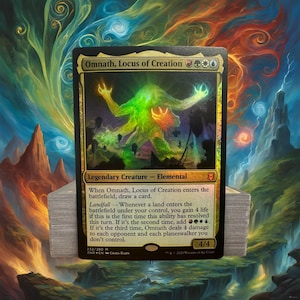 MTG Commander EDH Deck Omnath, Locus of Creation 100 Cards Custom Deck Landfall 4 Color