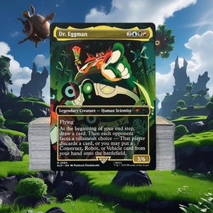 MTG Commander Deck EDH Deck Dr. Eggman 100 Magic Cards Custom Deck Constructs Robots Vehicles Artifacts