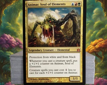 MTG Commander Deck EDH Deck Animar, Soul of Elements 100 Magic Cards Custom  Deck Morph Creatures - Etsy