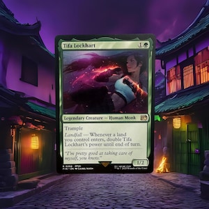 MTG Commander Deck Tifa Lockhart 100 Magic Cards EDH Final Fantasy Green