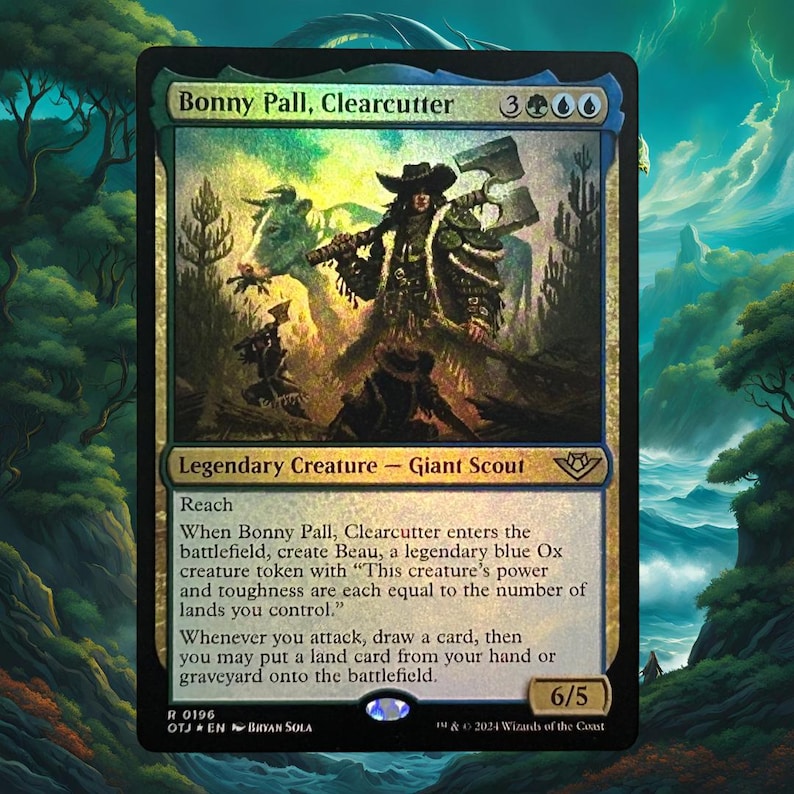 MTG Commander Deck EDH Deck Aesi, Tyrant of Gyre Strait 100 Magic Cards Custom Deck Lands Landfall Simic image 4