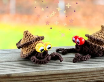 Wzór szydełkowy na kraba pustelnika amigurumi | Sea Life (wzór w formacie PDF)