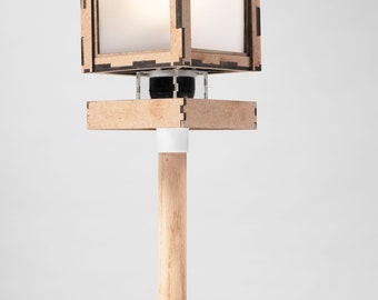 Modern Standing Shoji Lantern Kit