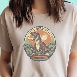 Cute Dinosaur Shirt For Women, Retro Dino Aesthetic Tee, T Rex Tshirt, Vintage Tyrannosaurus Rex Shirt, Gift For Girl Paleontologist