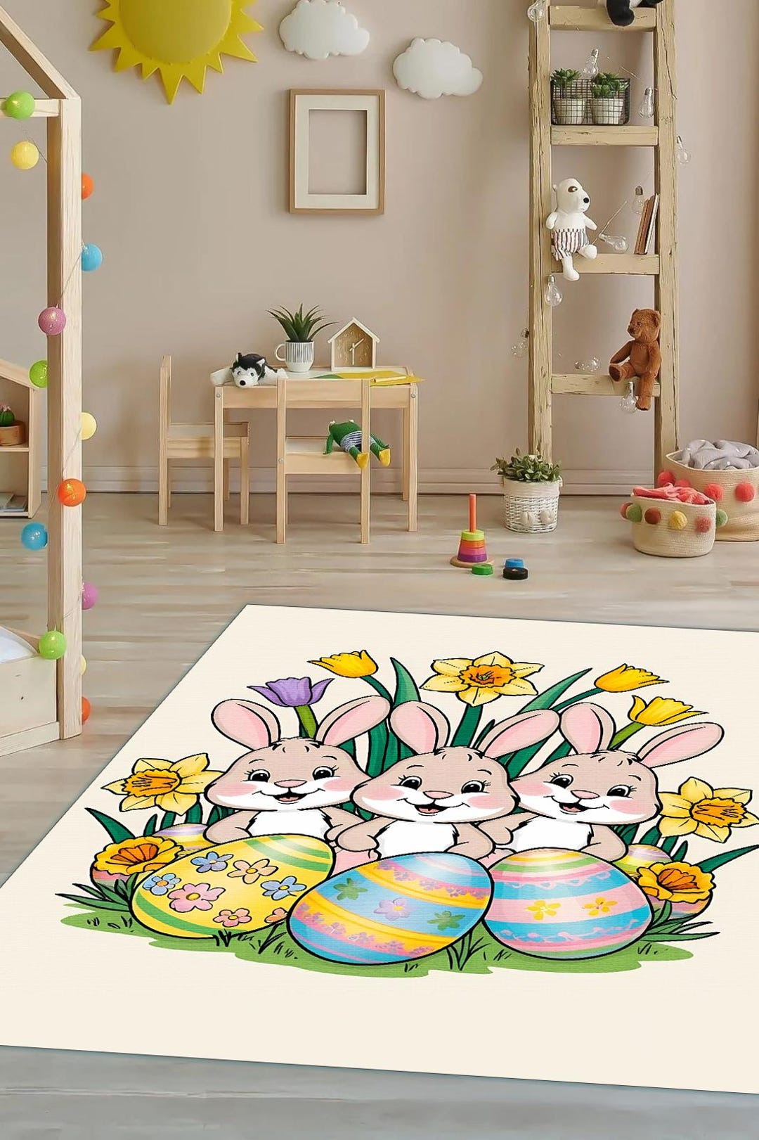 Cartoon Easter Rug This item is unavailable - Etsy