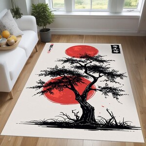 🌿 Bring the Essence of Japan into Your Home

Embrace Japanese culture and tranquility with this breathtaking Zen art rug. Designed with minimalist black ink strokes and a striking red sun, this rug captures the beauty of traditional Sumi-e painting, making it perfect for those who love Japanese aesthetics, meditation spaces, or samurai-inspired decor.