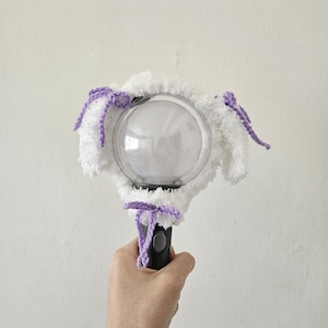 BTS inspired crochet lightstick handmade cover