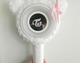 Twice inspired cat ears lightstick crochet cover
