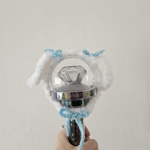 Seventeen inspired Fluffy lightstick crochet cover