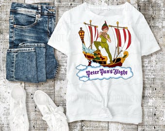 Peter Pans Flight PNG T-Shirt Design
