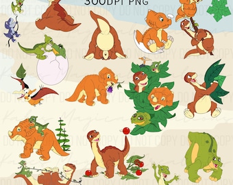 Land Before Time Hand Drawn Clipart