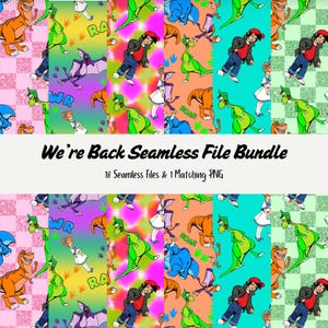 We&#39;re Back Seamless File Bundle