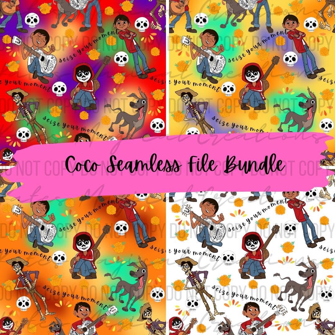 Coco Seamless File Bundle - Etsy