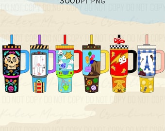 Disney Tumblers Hand Drawn Clipart