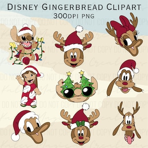 Disney Gingerbread Hand Drawn Clipart