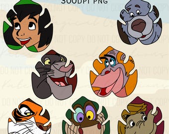 Jungle Book Hand Drawn Clipart