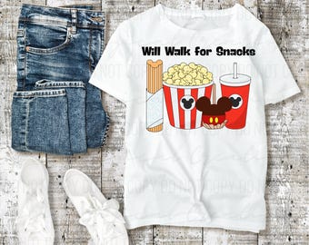 Will Walk For Snacks PNG T-Shirt Design