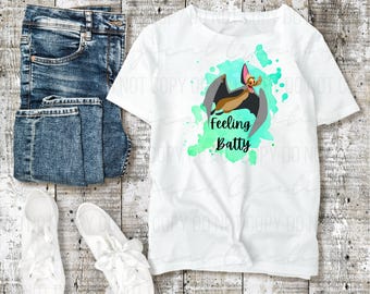 Ferngully Feeling Batty PNG T-Shirt Design