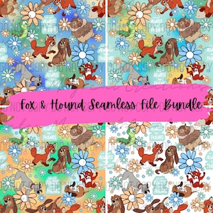 Fox and The Hound sömlös filpaket