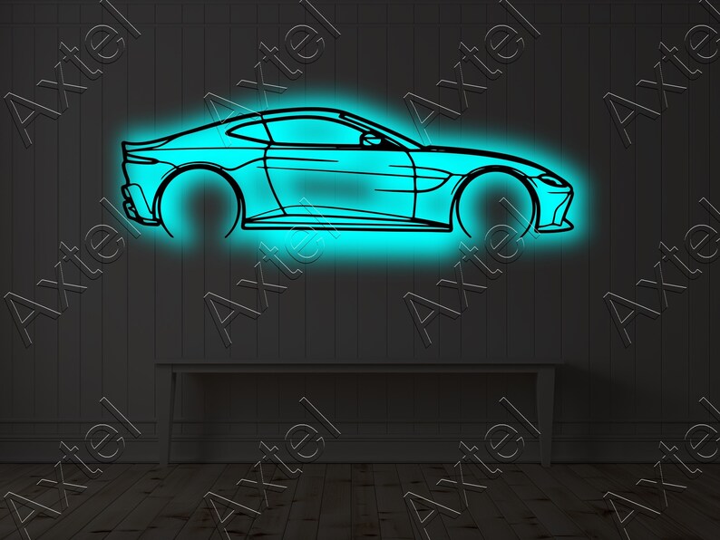 thumbnail image 2 of 4/mo - Finance LED Light Sign For Car, USB-Powered Dual-Color LED Car Sign Display U2013 Blue/Pink Simultaneous Lighting, Support Light Brightness 2 of 14