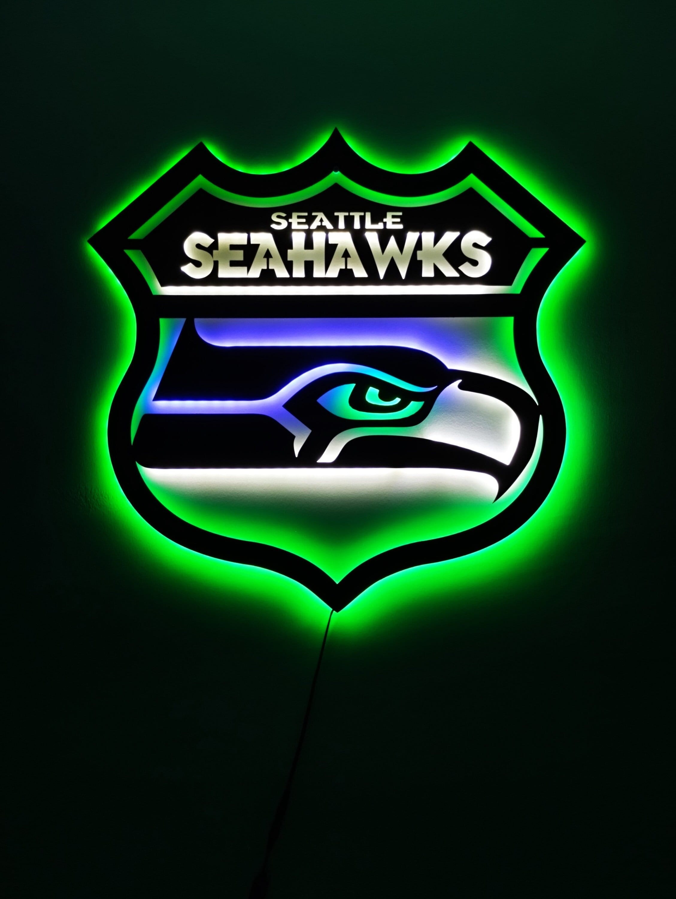 Seattle seahawks neon light outlet