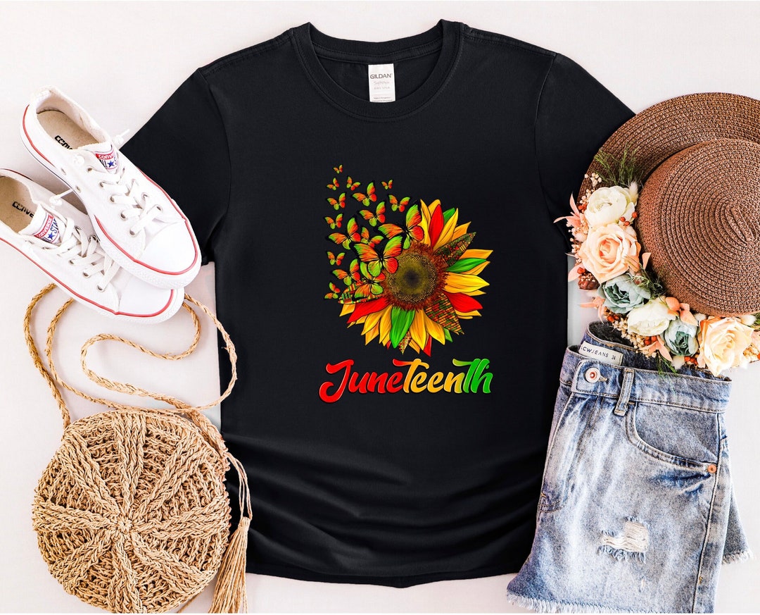 Shirt, Flowers Shirt, Freeish Shirt, Black