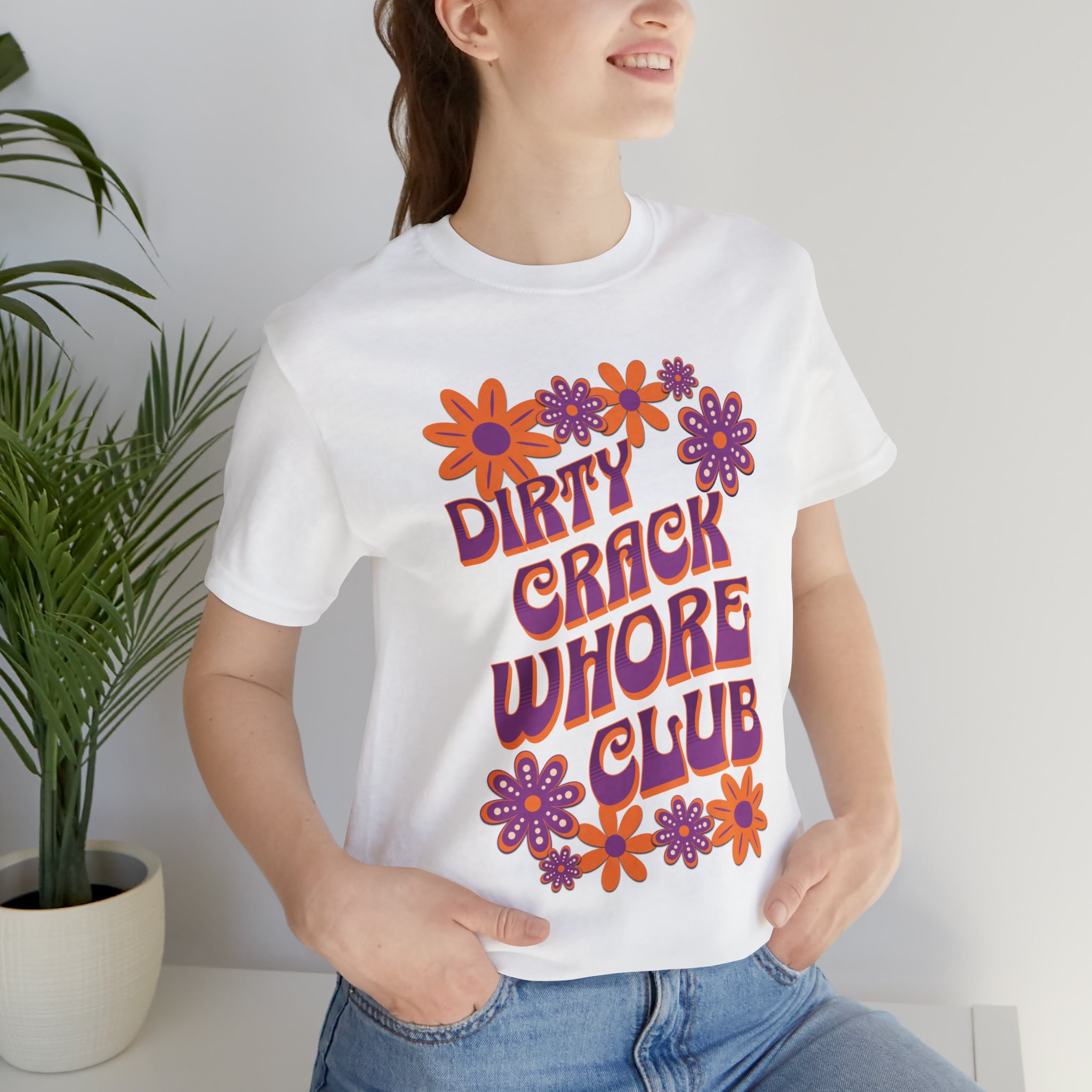 Dirty Crack Whore Club Tee Unisex Jersey Short Sleeve Tee - Etsy