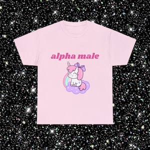 ALPHA MALE Graphic Unisex Heavy Cotton Tee