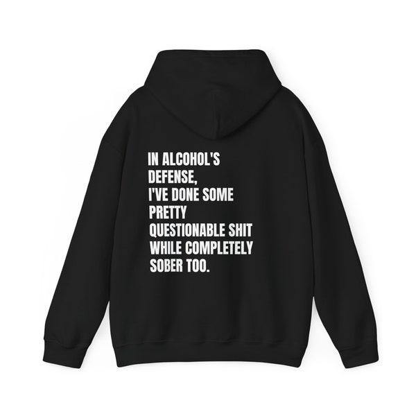 In Alcohol's Defense Unisex Heavy Blend™ Hooded Sweatshirt